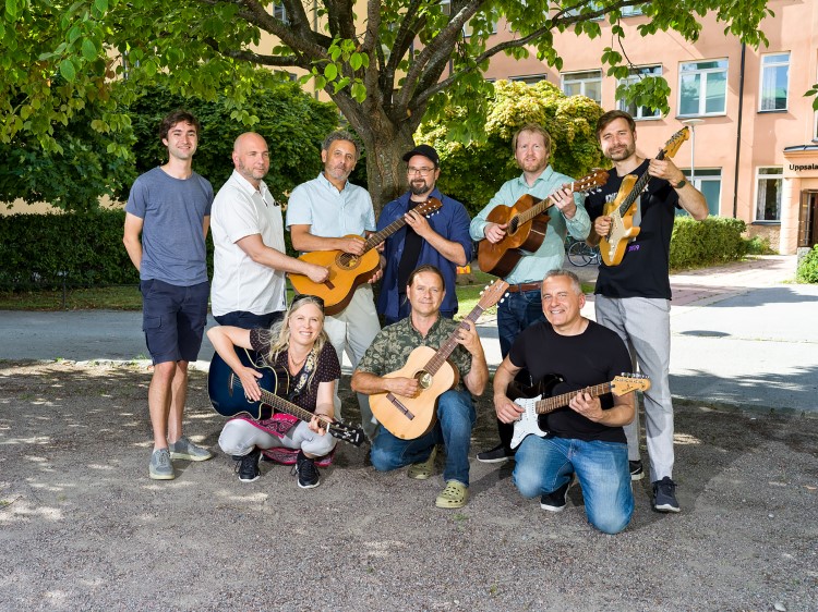 L&auml;rare i gitarr och elgitarr vid Uppsala kulturskola.