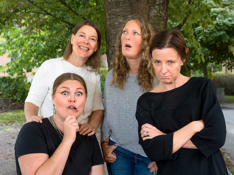 L&auml;rare i teater p&aring; Uppsala kulturskola.